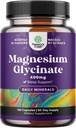 Pure Magnesium Glycinate Supplement 400mg Per Serving - Vegan High Absorption Chelated Magnesium Capsules for Women & Men with Elemental 400mg for Mood Sleep and Relaxation Support - 120 Count 2