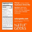 NutraGeeks Vegan Electrolytes Powder Packets – Sugar-Free Electrolytes for Instant Hydration – Hydration Powder with Elderberry & Mango Flavors – No Sugar, 12 Servings 3