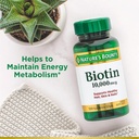 Nature's Bounty Biotin 10, 000 Mcg, Rapid Release Softgels 120 Ea (Pack of 2) 4