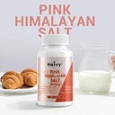 Heivy Pink Himalayan Salt Tablets 1000mg - Sodium Chloride 988mg, Non-GMO, Mineral-Rich Electrolyte Balance and Hydration, 365 Salt Tablets-Eectrolyte Supplement 5