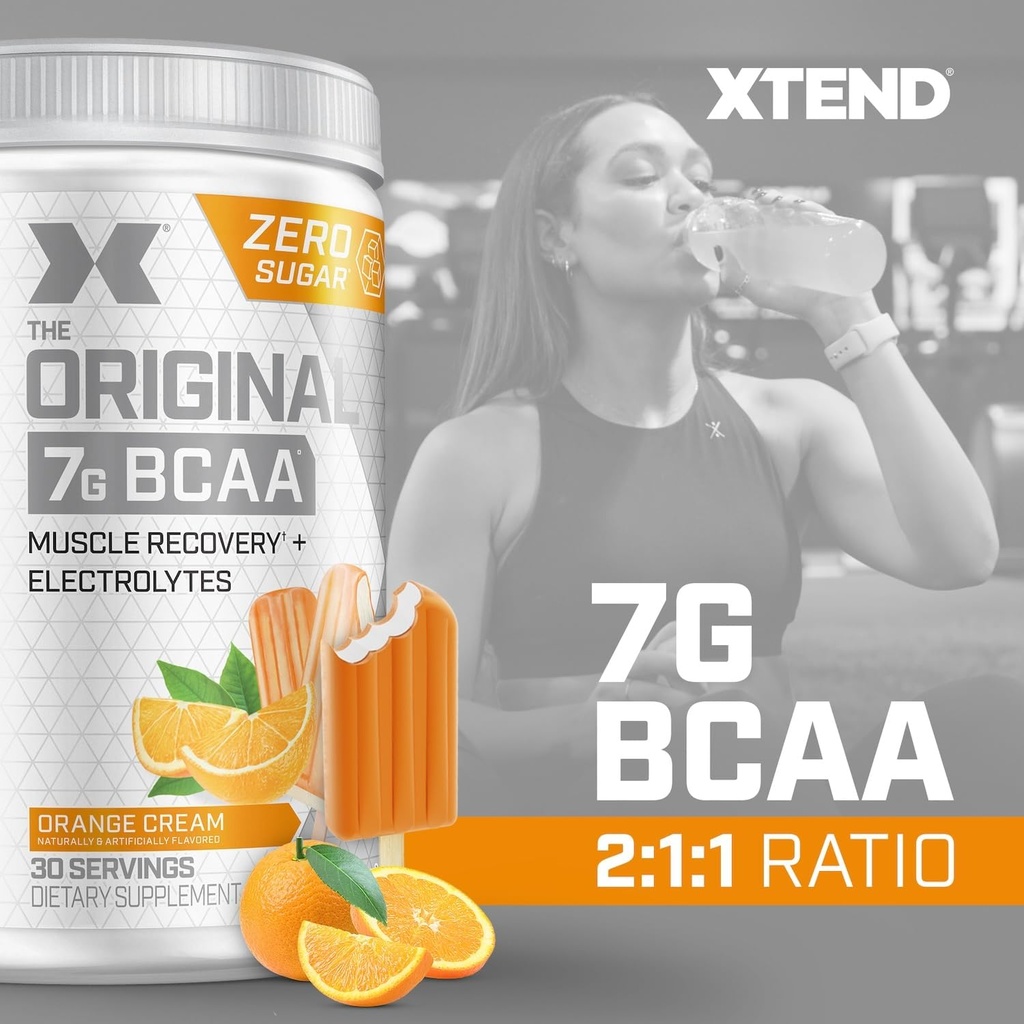 Xtend Original BCAA Powder 7g BCAA and 2.5g L-Glutamine, Sugar Free Post Workout Muscle Recovery Drink with Amino Acids for Men & Women, 30 Servings 4