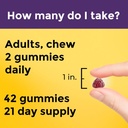 Nature Made Digestive Probiotics Ultra-Strength, Raspberry & Cherry, 42 Gummies (Pack of 2) 6