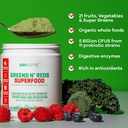 GOBIOTIX Bundle Prebiotic Fiber Supplement + Super Greens Powder N' Super Reds Powder 6