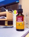 Herb Pharm Certified Organic Holy (Tulsi) Liquid Extract for Energy and Vitality basil, 4 Fl Oz 4
