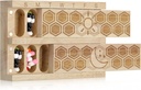 Chengu Wood 7 Day Weekly Pill Organizer Vitamin Dispenser Wooden Pill Case Container Box for Vitamin Fish Oil Pills Supplements, Arthritis Friendly, Outdoor Travel 2