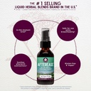 WishGarden Herbs AfterEase for After Birth Contractions - All-Natural Herbal Supplement with Cramp Bark & Black Haw Bark Soothes Afterbirth Contractions & Uterine Cramping, Postpartum Essentials, 4oz 4