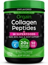 Orgain Hydrolyzed Collagen Powder + 50 Organic Superfoods, 20g Grass Fed Collagen Peptides & Hydrolyzed Collagen Peptides Powder, 20g Grass Fed Collagen - Hair, Skin, Nail & Joint 3