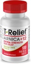 T-Relief Extra Strength Pain Relief Arnica +12 Natural Relieving Actives for Back Pain Joint Soreness Muscle Aches & Stiffness, Whole Body Fast-Acting Relief for Women & Men - 100 Tablets 2
