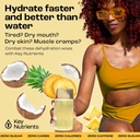 KEY NUTRIENTS Electrolytes Powder Packets - Tropical Pineapple Coconut 40 Pack Hydration Packets - Travel Hydration Powder - No Sugar, No Calories, Gluten Free Keto Electrolytes Powder - Made in USA 3