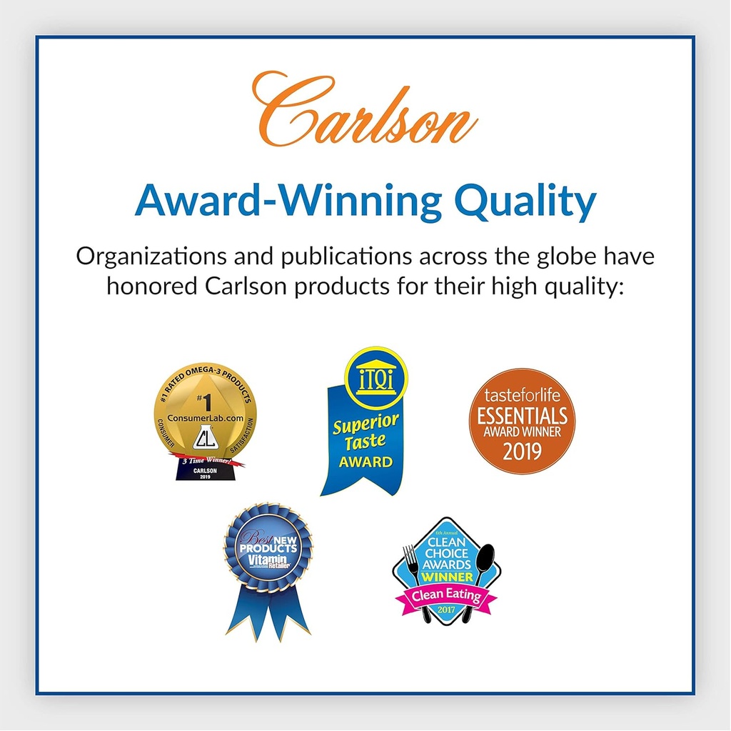 Carlson - Solar D Gems, Vitamin D3 and Omega-3 Supplement, 2000 IU Vitamin D3, 115 mg Omega-3s EPA and DHA, Vitamin D Fish Oil Capsule, Bone & Immune Health, Vitamin D Supplement, Lemon, 360 Softgels 6