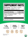 BulkSupplements.com Organic Wheatgrass Powder - Organic Super Greens Powder, Superfoods Supplement - Vegan & Gluten Free, 1.5g per Serving, 250g (8.8 oz) (Pack of 1) 3
