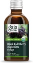 Gaia Herbs Black Elderberry, Nighttime Syrup - Immune Support Supplement - with Organic Black Elderberries, California Poppy & Lemon Balm for Restful Sleep & Immune Defense - 3 Fl Oz (18-Day Supply) 2