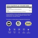 Wonder Paws B12 Supplement for Dogs – Vitamin B-12 for All Ages, Sizes & Breeds – Vitamin B12 for Dogs as Superior Methylcobalamin, Cobalamin & Folate (5-MTHF) – 90 Beef Flavored Chewables 3