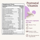 PREMAMA Postpartum Multivitamin with Vitamin B12 & Folate, Postnatal Support for Lactation and Breastfeeding, 28 Servings 6