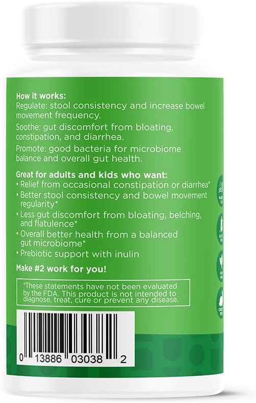 nbpure Poobiotics, Vegan Pre & Probiotics – Gut Health & Microbiome Balance Support for Men & Women – Supports IBS, Diarrhea, Constipation, Leaky Gut Relief – Lactobacillus & Bifidobacterium 6