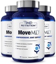 1MD Nutrition MoveMD - Joint Health Supplement - Doctor Formulated | with Collagen, Astaxanthin, and More | (3-Pack) 2