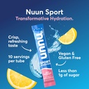 Nuun Sport Electrolyte Powder Packets with Magnesium, Calcium, Potassium, Chloride, and Sodium, Hydration Packets for On-the-Go, Pink Lemonade Flavor, Gluten Free & Vegan, 16 Single Servings 3