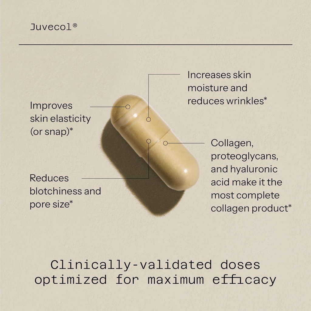 Premium BioCell Collagen Supplement – Quality of Life Juvecol – Powerful Formula for Skin and Joint Health – Skin Elasticity, Appearance, Joint Flexibility and Anti Aging 4