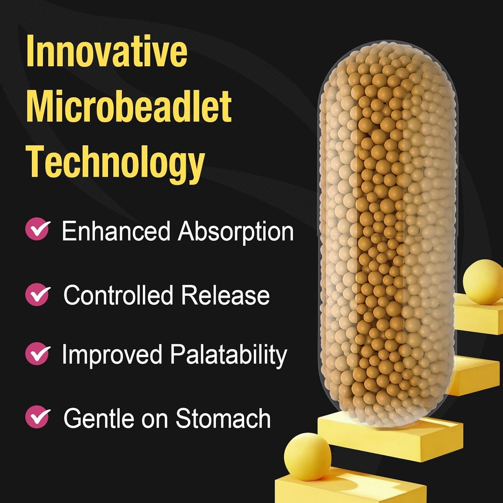 Berberine Supplement 1200mg - High Bioavailability Berberine HCL Microbeadlets,GLP-1 & AMPK Activator for Women Men 180 Vegan Capsules 4