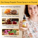 Mickelberry Gardens Honey Propolis Throat Spray - Soothing Sore Throat Relief & Propolis Immune Support - Herbal & Honey Formula (2 oz) 6