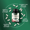 D-Mannose Supplement 1,350 mg with Cranberry & Hibiscus - Effective Fast-Acting, Flush the Impurities for Natural Bladder, Urinary Tract Health Support, for Women and Men, Non-GMO, Vegan, 180 Capsules 6