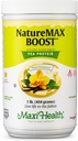 NatureMax BoostTM Pea Protein Powder - Diet Supplement Meal Replacement - 20g Protein Per Serving - Natural Vanilla Flavor - Kosher Vitamin - 1lb 2
