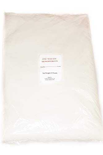 Earthworks Health Zinc Sulfate Monohydrate 25lb Bag 3