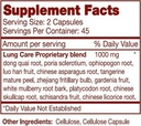 GNS Super Strength Lung Care, All Natural, 1000mg, 90 Capsules, Special Herbal Formula! 3