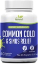 Common Cold Supplement - Sinus Pressure and Congestion Relief - Relief from Runny Nose, Sneezing, Sore Throat and Coughing - Fast Acting - 100% Natural and Herbal Supplement 2