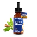 BioMatrix Lacorice Root Extract (1200 dråber 2 fl. oz) Mere aktiv ingrediens end konkurrerende brands (0, 87 mg Glycyrrhizin per drop), Mindre doser påkrævet, koncentreret, Raise Cortisol, Energi