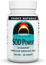 Source Natural Schedule Power As Glisodin Superoxide Dismutase Nutricosmetic Supplement 250 mg - 60 tabletter