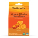 Wedderspoon Organic Manuka Honey Drops, Honning & Echinacea, 20 Greve (pakke med 1)