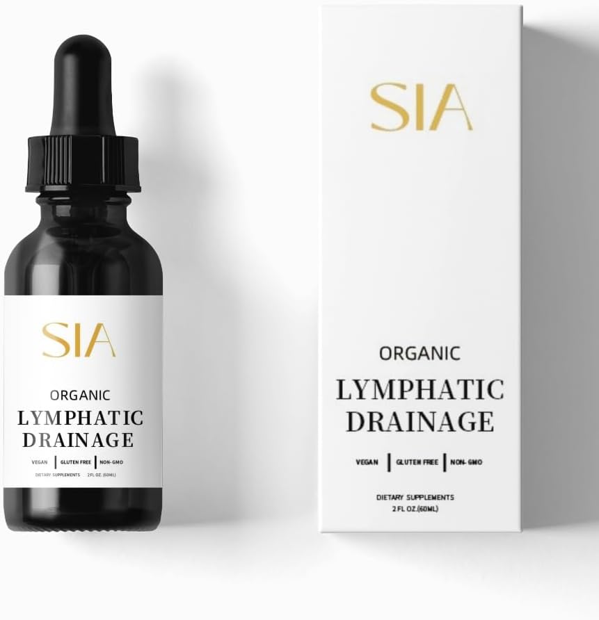 Ny Advanced Herbal Formelle 124; SIA Organic Lymporative Drainage Drops Supplements 2 Fl. Oz - immunsupport, Lymporative Detox & Cleanse Detox 124; Non- GMO Dex124; Vegan 124;