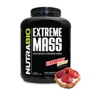 Nutrabio Ekstrem Mass Gainer Protein Powder, 53G Protein, Ren Vægt Gainer, Forøg muskelmasse, Fuld Spektrum Aminosyre - Jordbær Pastry, 6 Pund