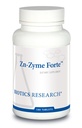 Bioteknologi forskning Zn- Zyme Forte 25 mg zink, immunsystem support, Optimal cellulær funktion, Tablet- baseret med tilføjede antioxidanter. 100 tabletter