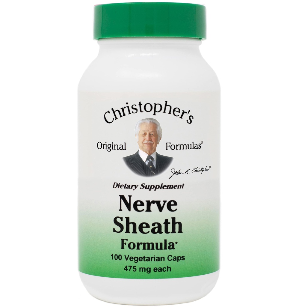Christopher 's Original Formulas Nerve Sheath Formel Capsule 100 ct.