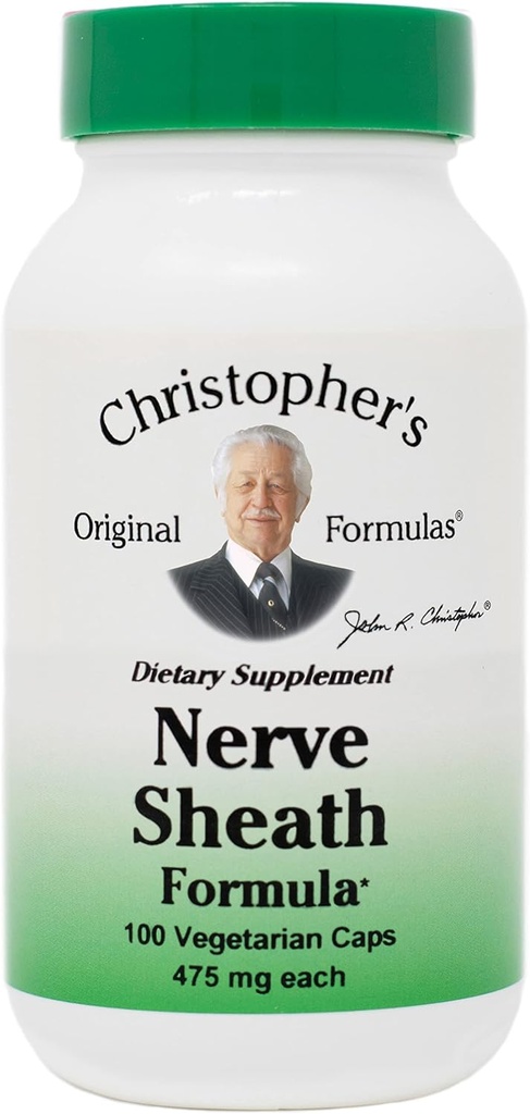Christopher 's Original Formulas Nerve Sheath Formel Capsule 100 ct.