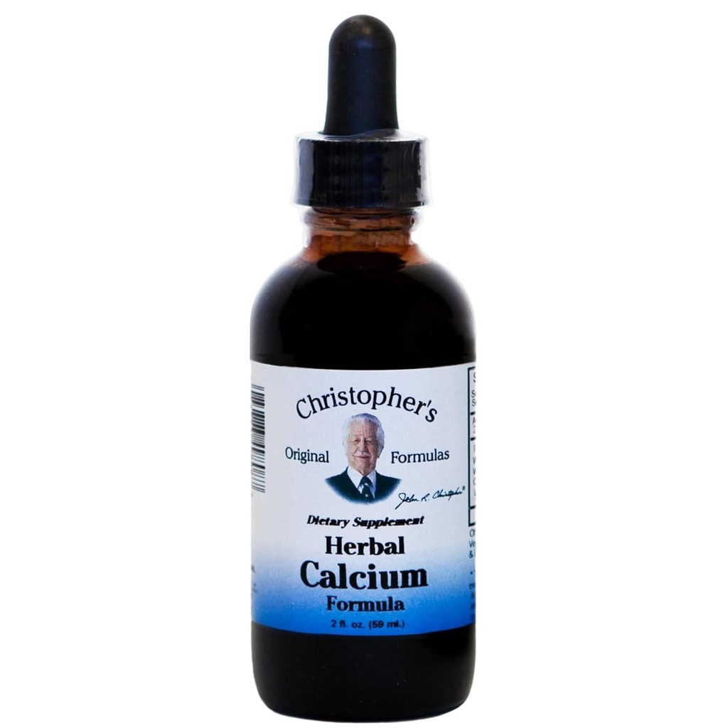 Christopher 's Original Formulas Herbal Calcium Extract, Natural Bone Health Support, 2 oz