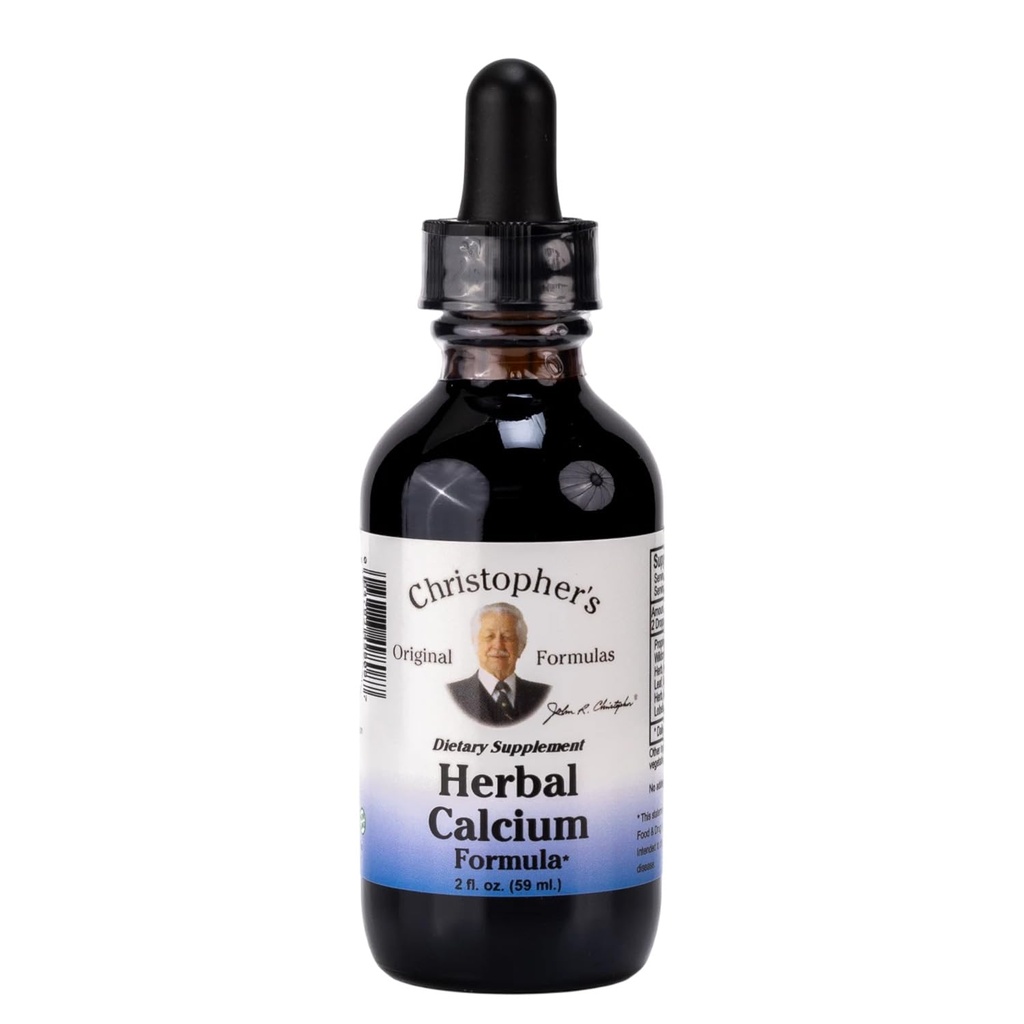 Christopher 's Original Formulas Herbal Calcium Extract, Natural Bone Health Support, 2 oz