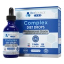 Complex Diet Drops - Bedste naturlige Drops til mænd og kvinder (1 flaske, 2 fl oz) - 30 dages forsyning