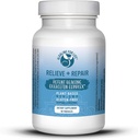 Relieve + Repair Quercetin 1000mg, Pomegranate Juice Powder, OPC Antioxidants Supplement - Pure Quercetin Dihydrate -Preferred Form for Bioavailability (90 Tabs)