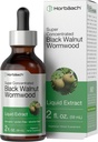 Horbäach Black Walnut Hull Wormwood Extract Tincture Yep 124; 2 fl oz Yep 124; Alkohol Free Liquid Yep 124; Vegetar, Non- GMO & Gluten Free Supplement
