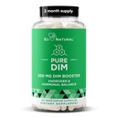 DIM supplement Pure 200 Mg for kvinder eller mænd - Østrogen Hormone Balance Supplement for energi, Træthed, Stress, Menopause, Hot Flashs - Forbedret biotilgængelighed BioPerine - 60 Vegan bløde kapsler