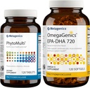 Metagenics Bundle - PhytoMulti uden jern & OmegaGenics EPA- DHA 720- 120 tabletter PhytoMulti for total sundhed - 120 softgels af EPA- DHA 720 for hjerte, muskel- og immunsystem sundhed *
