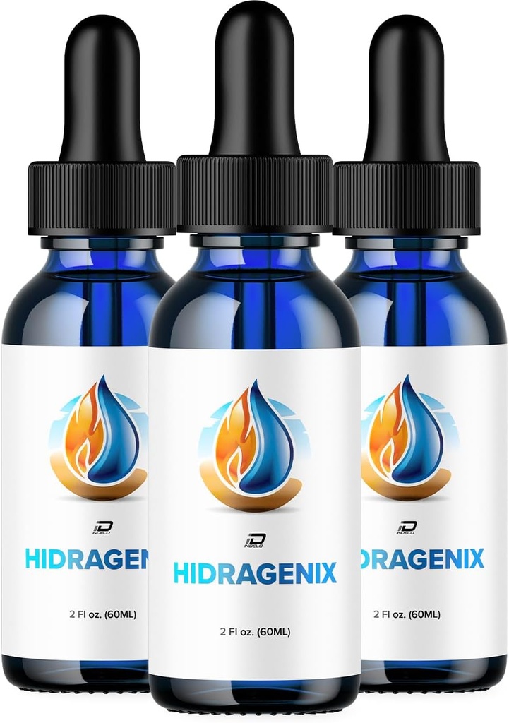 Hidragenix Drops Advanced Formel Support - Hidragenix Liquid Drops for Wellness, New 2024 Formel, Hydragenix (3 Pack - 180 ML)
