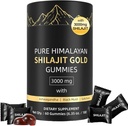 Shilajit Gummies, Pure Himalayan Shilajit Gummies Gold, No Added Sugar Non- GMO 100% Natural & Organic, Ashwagandha, Gokshura against 124; Fulvic Acid & 85 + Trace Minerals for Mænd, Kvinder