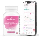 Natureland 40 Greve, 600mg Boric Acid Vaginal Suppositorier, Made in USA, Gendanne pH balance og reducere tørhed, Lugter, Itchiness, og Decharge, Support Intimate Health (40 Greve (Pack of 1))