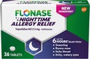 Flonase Nighttime Allergi Relief Tablets, Op til 6 Timer af Allergi Medicin - 36 Overtrukket Tablets