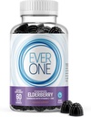 Sambucus Elderberry Gummies for voksne med C-vitamin og Zinc- immunsupporttillæg - Vegan, Gelatine Free, Gluten Free, GMO Free- lækker berry Flavored, Black Elderberry Immuning Gummy Vitaminer