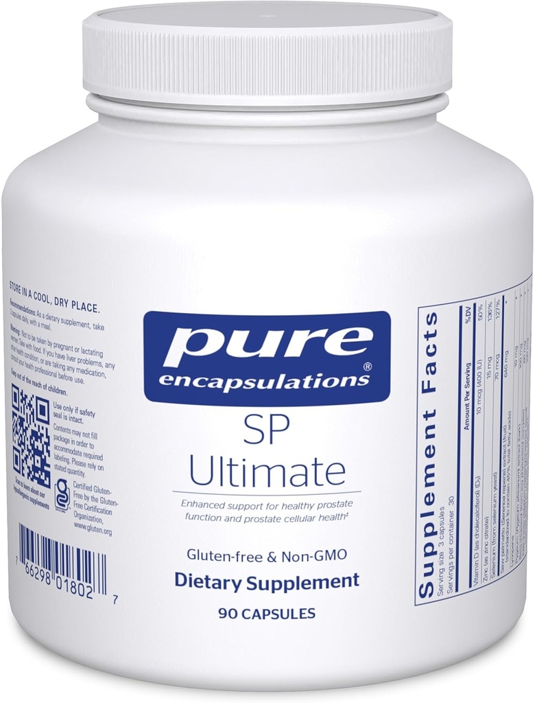 Pure indkapslinger SP Ultimate • 124; Forbedre støtte til sund prostata funktion og prostata cellular sundhed * - 124; 90 kapsler